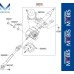 MOBIS STEERING COLUMN AND SHAFT SET FOR HYUNDAI ACCENT / SOLARIS 2010-20 MNR